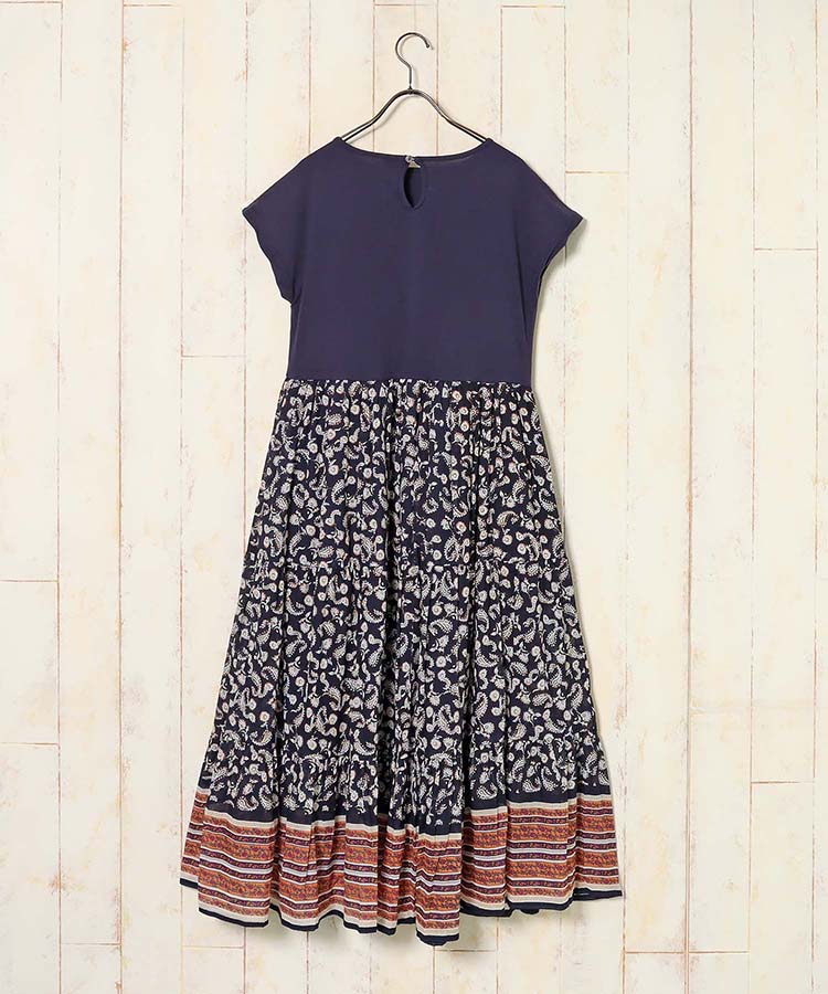 ≪SALE≫カットソードッキングワンピース