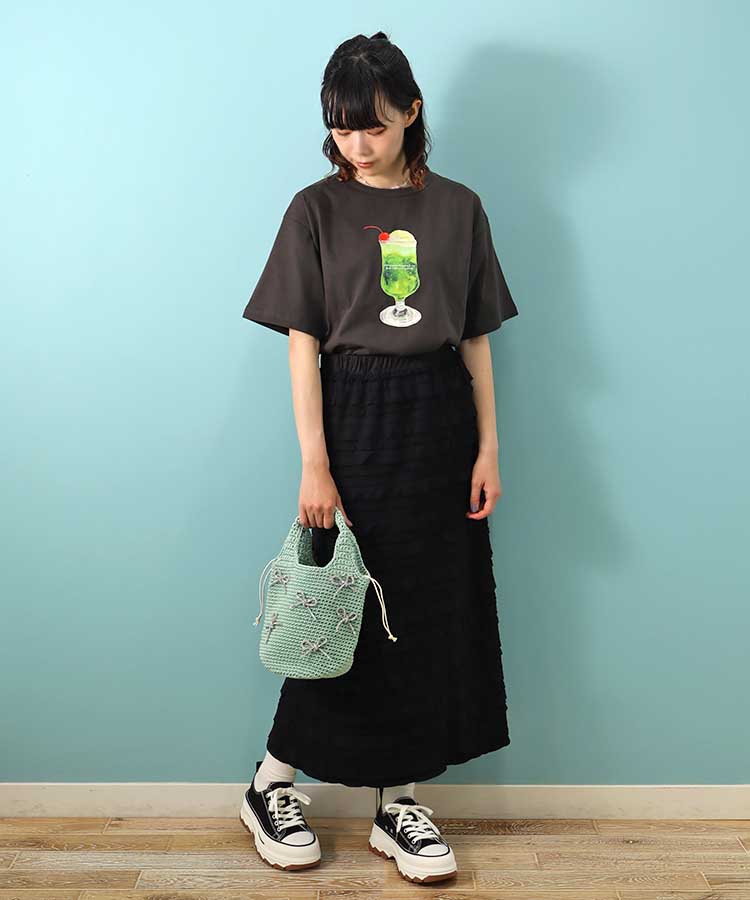 クリームソーダプリントTシャツ