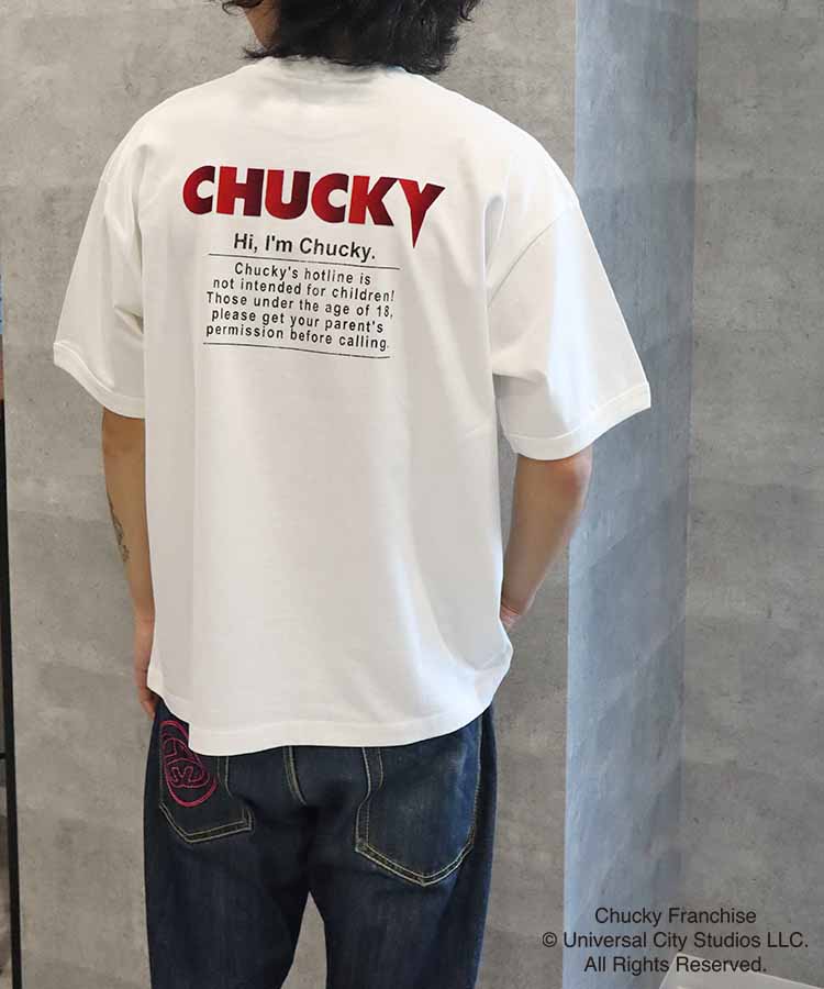 CHUCKYバンド風イラストTシャツ