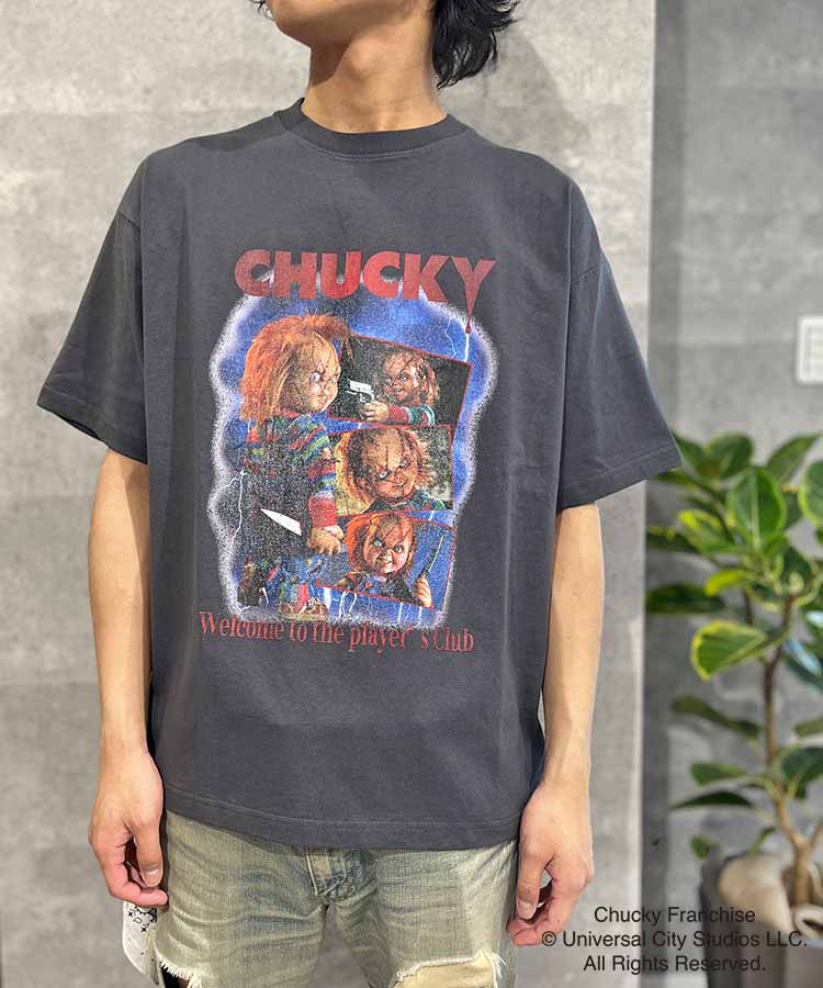 CHUCKYポスター風Tシャツ