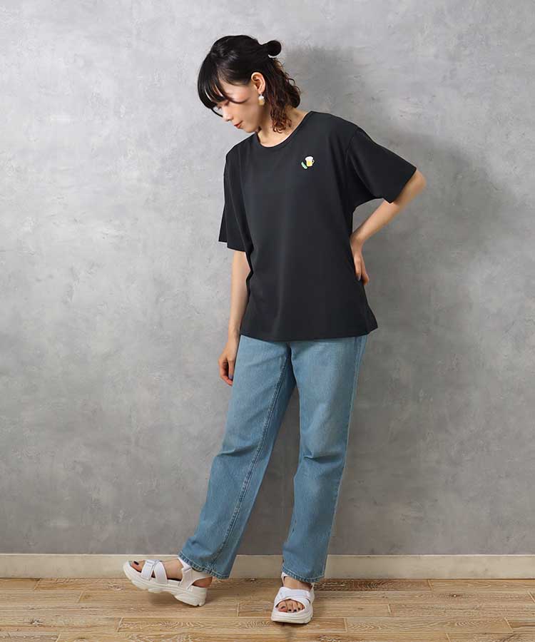 ≪SALE≫枝豆ビール刺繍Tシャツ