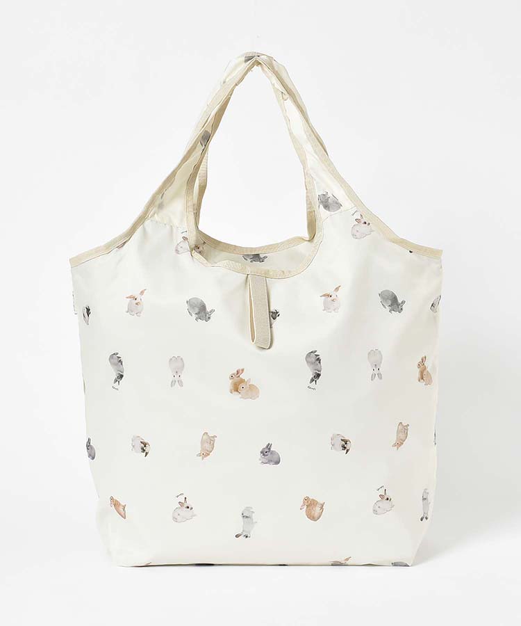 モチーフプリント保冷保温コンパクトエコバッグ