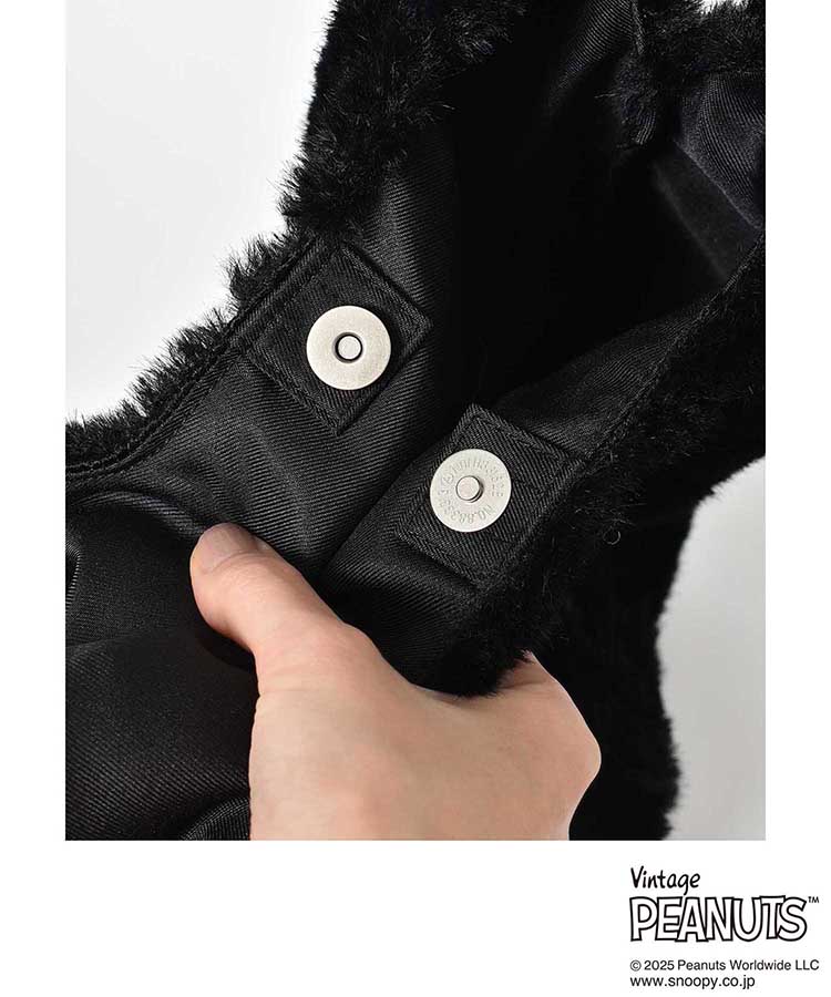 PEANUTSファーショッパートート