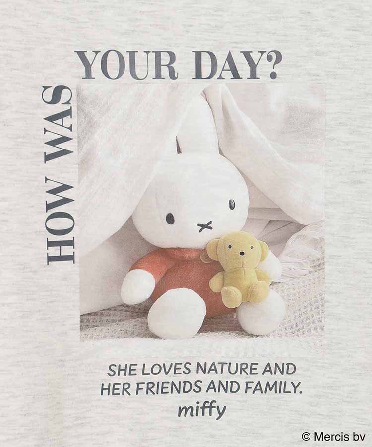 ミッフィーフォトミニ裏毛ルームウェア上下セット