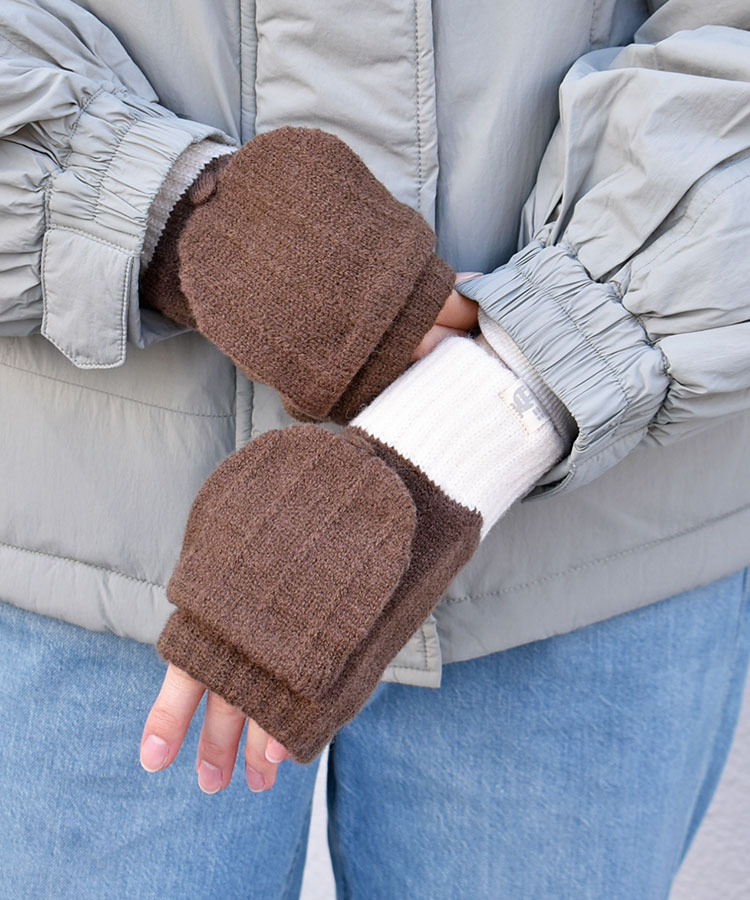 MOZフード付ミトン