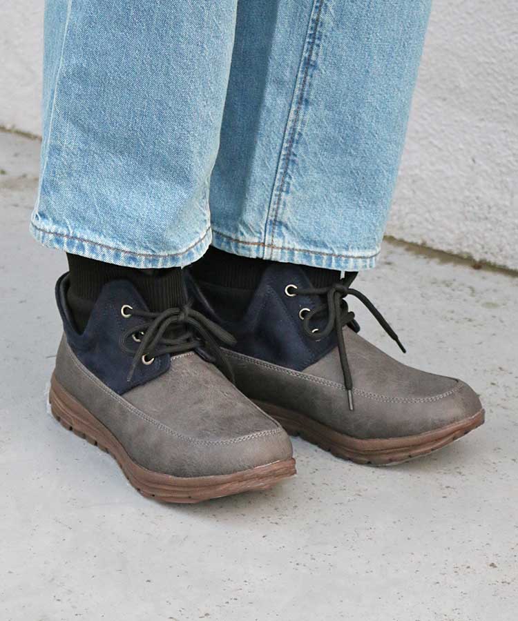 バイカラーライトスニーカー