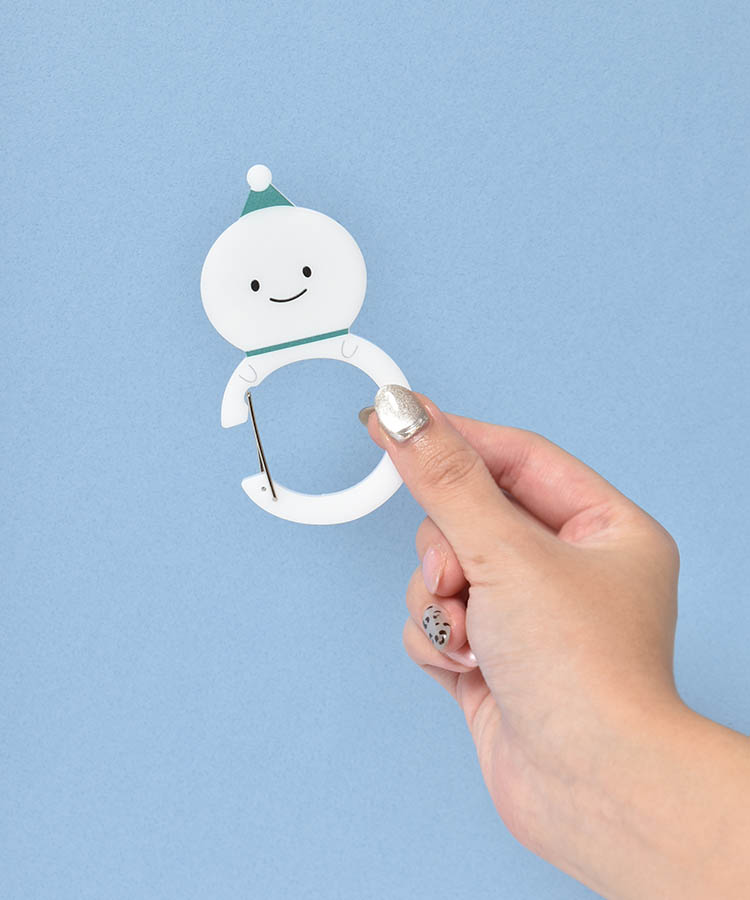 なかよしころりんゆきだるまカラビナ