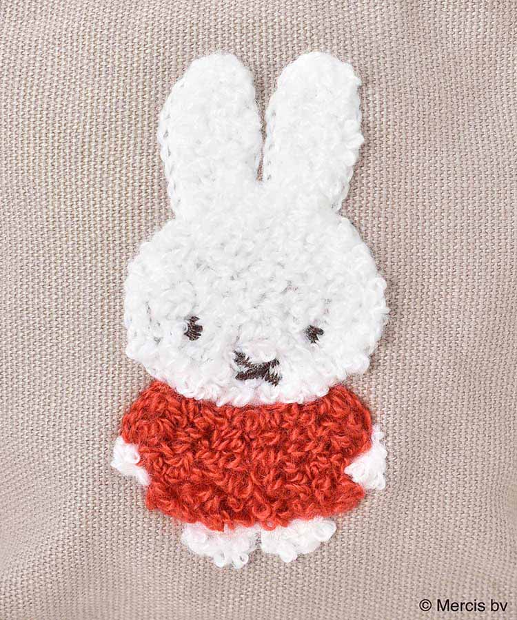 miffyスプリングサガラ刺繍ミニ台形ポーチ