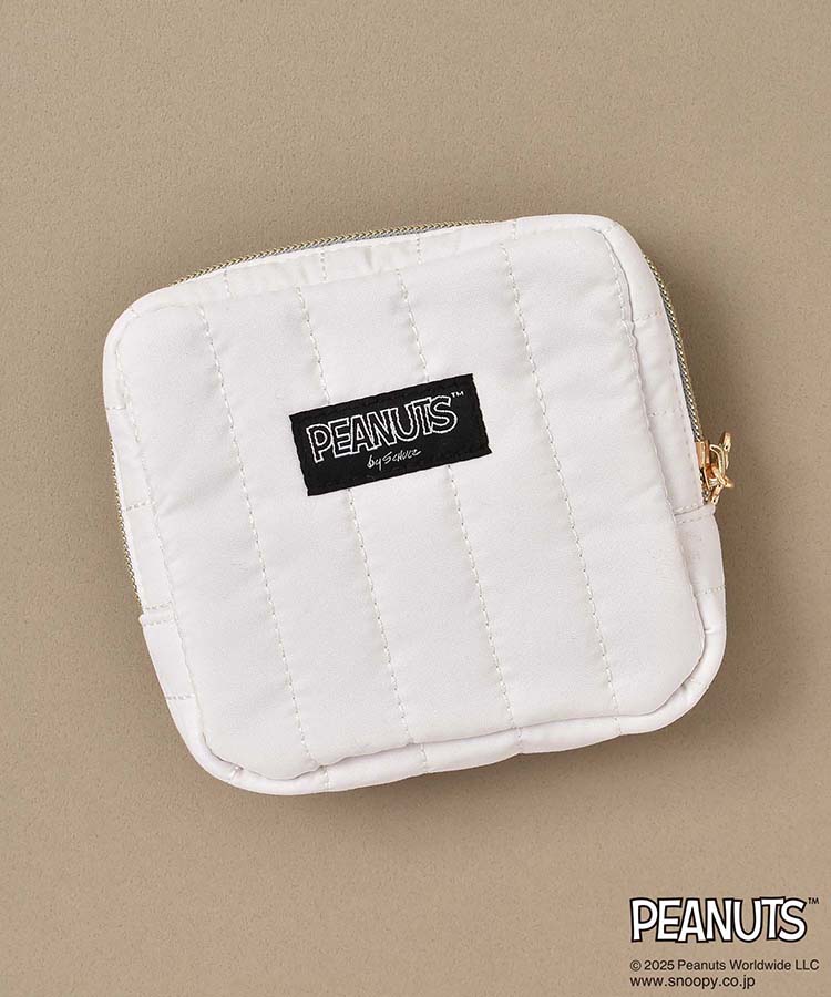 PEANUTS SNOOPYフェイスキルトポーチ