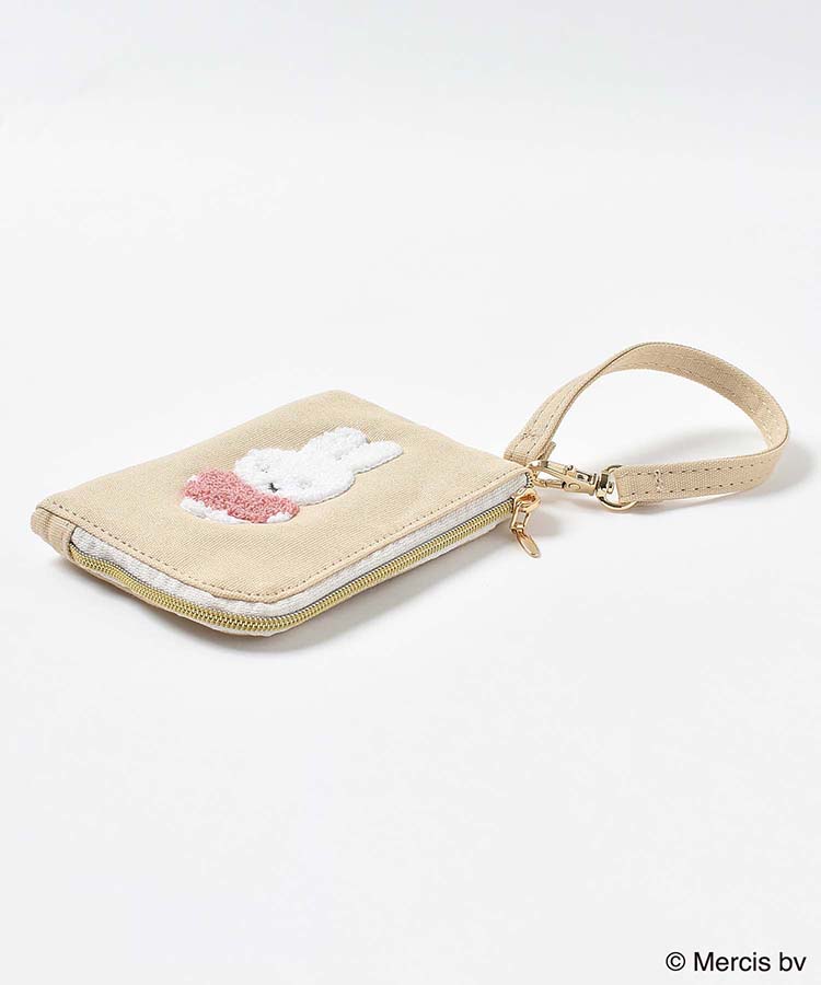 miffyスプリングサガラ刺繍コインパスケース