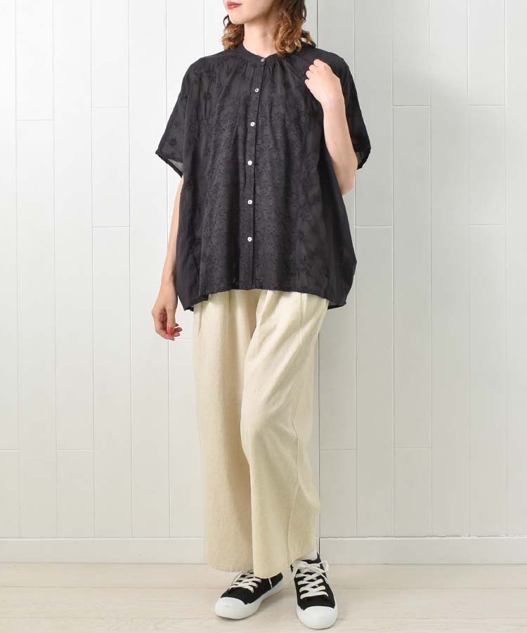 ≪SALE≫パッチワークドルマンブラウス