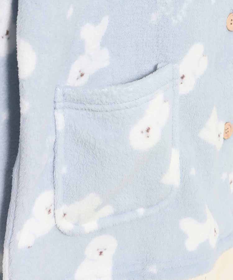 サンゴパイル総柄ルーム上下セット