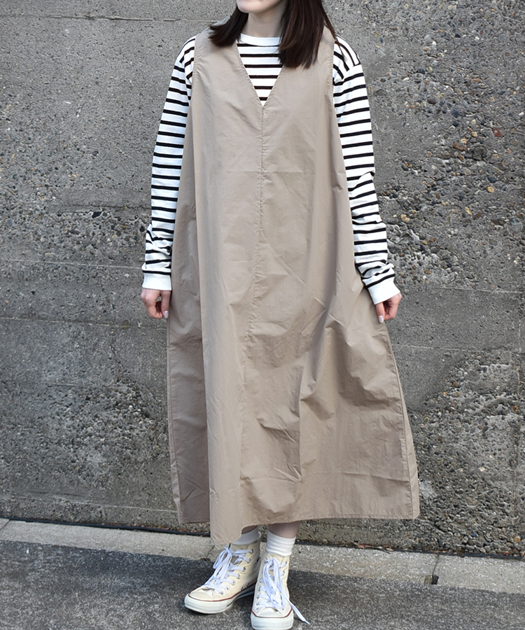 ナイロンワッシャージャンパースカート