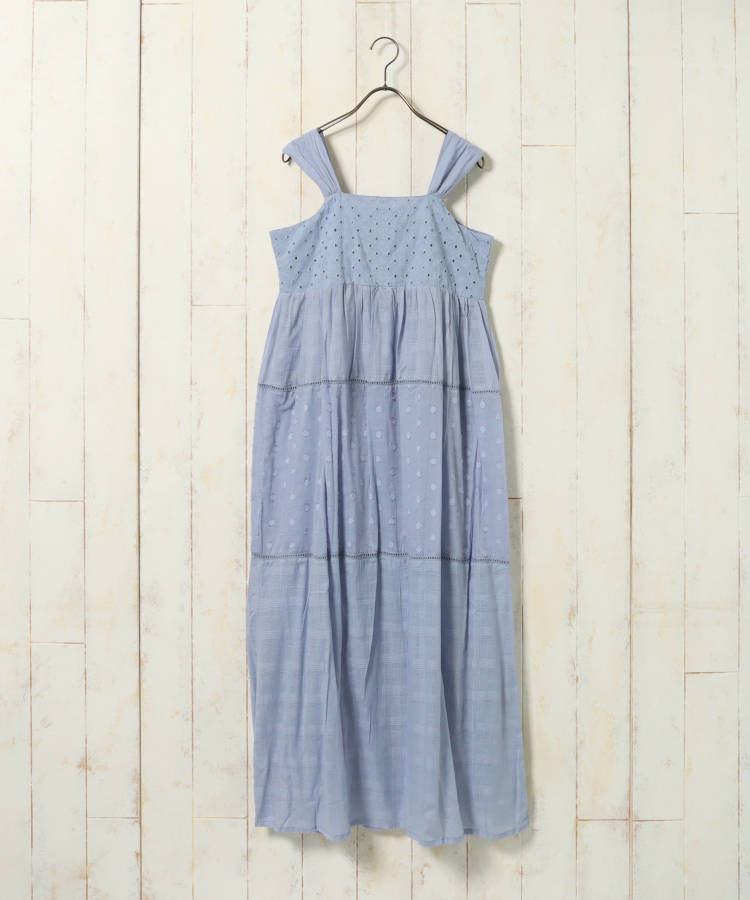 ≪SALE≫シフリー刺繍ティアードワンピース