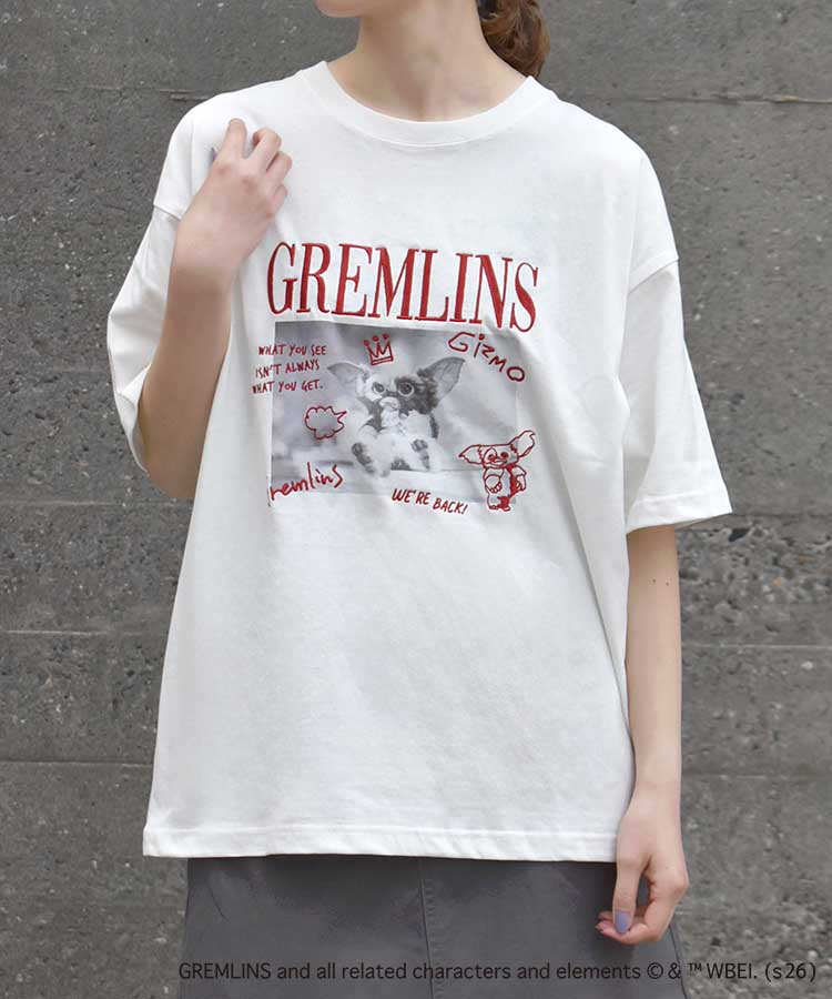 グレムリンフォト刺繍プリントTシャツ