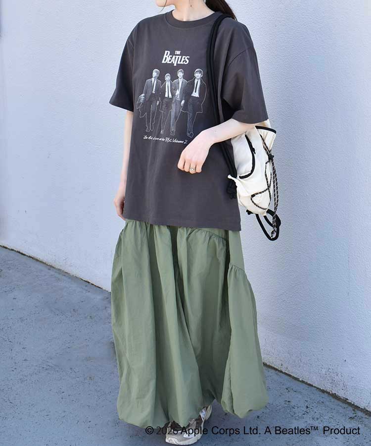 THE BEATLESレコードプリントTシャツ