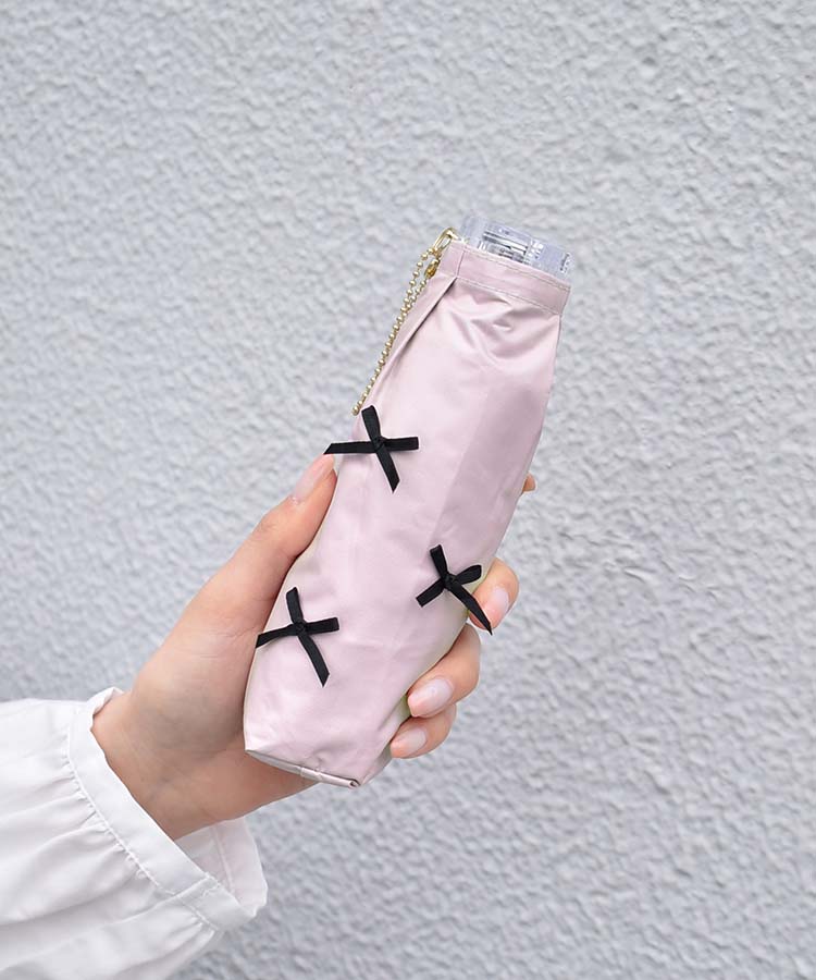リボン晴雨兼用折りたたみ傘