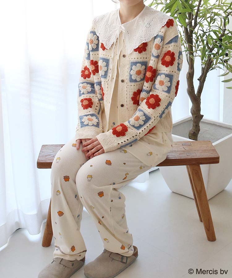 【WEB予約 2/18～順次発送】ミッフィーワッフルルームウェア上下セット