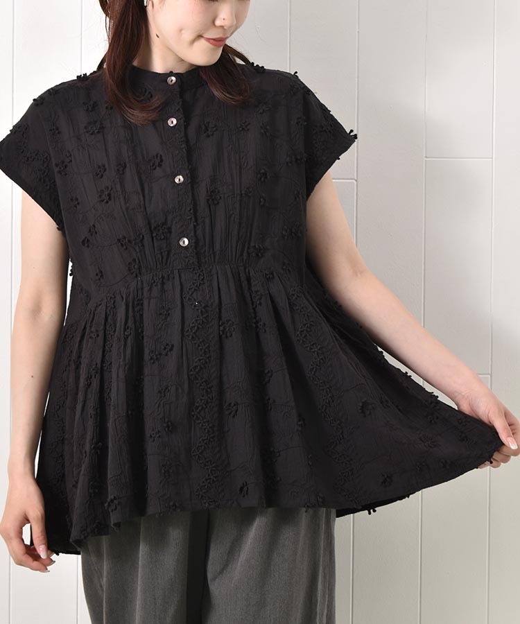 ≪SALE≫3D刺繍ブラウス
