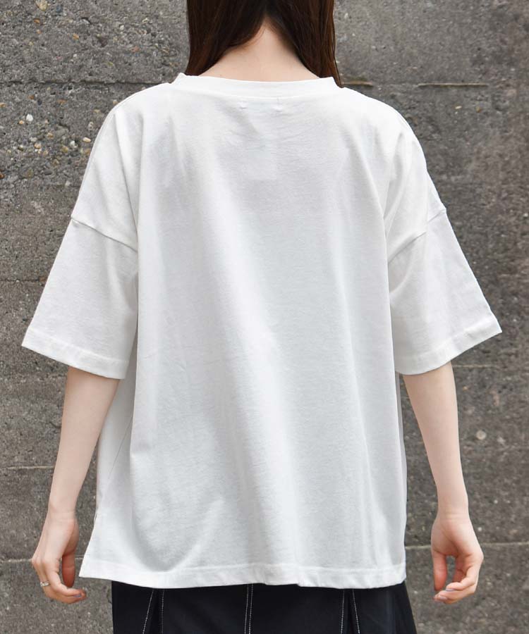 フラワーコットンＴシャツ