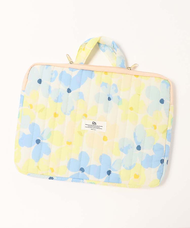 【WEB限定】フラワーはっ水キルティングPCケースL