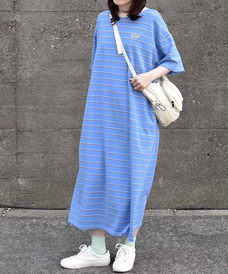 Bouncy.ボーダーワンピース