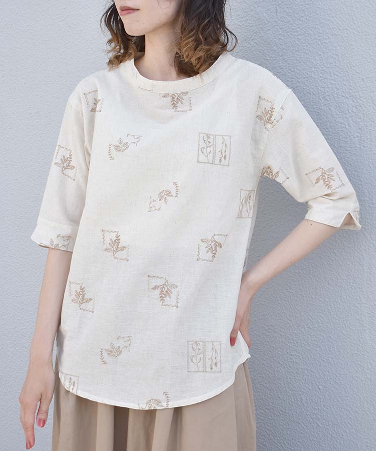 ≪SALE≫フラワー刺繍ブラウス