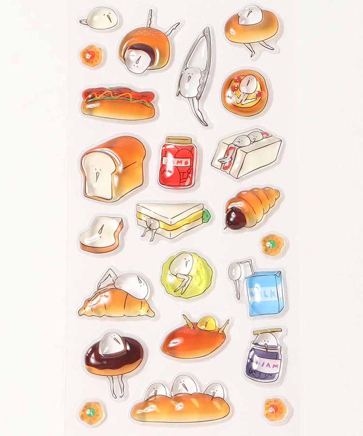 【WEB予約 4/25～順次発送】たまごあしのぷっくりシール2