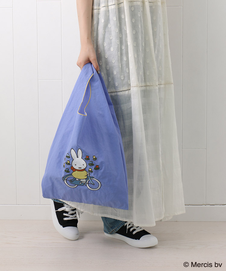 BRUNA MOTIF EMBROIDERYショッピングバッグ