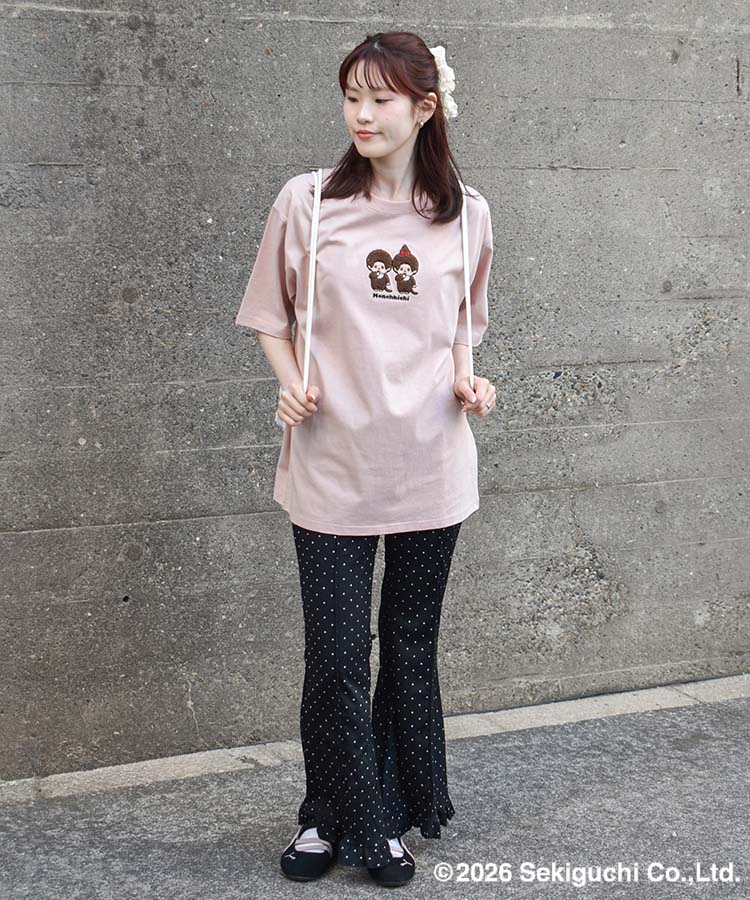 モンチッチ刺繍Tシャツ