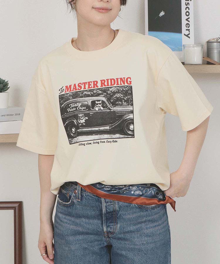 catフォトTシャツ