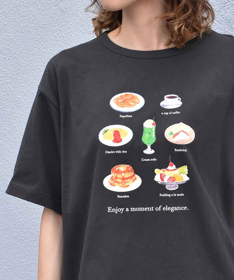 喫茶メニューロゴTシャツ