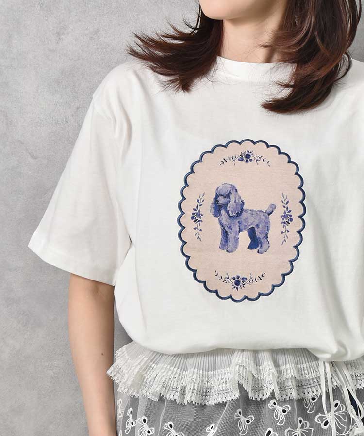 le petaleヴィンテージdogTシャツ