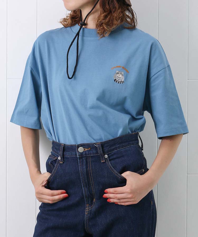 ≪SALE≫マヌルネコ刺繍Tシャツ