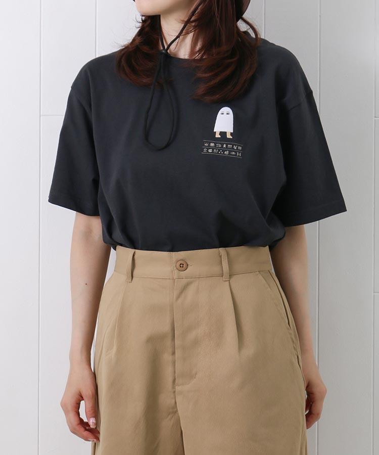 古代フロッキープリントTシャツ