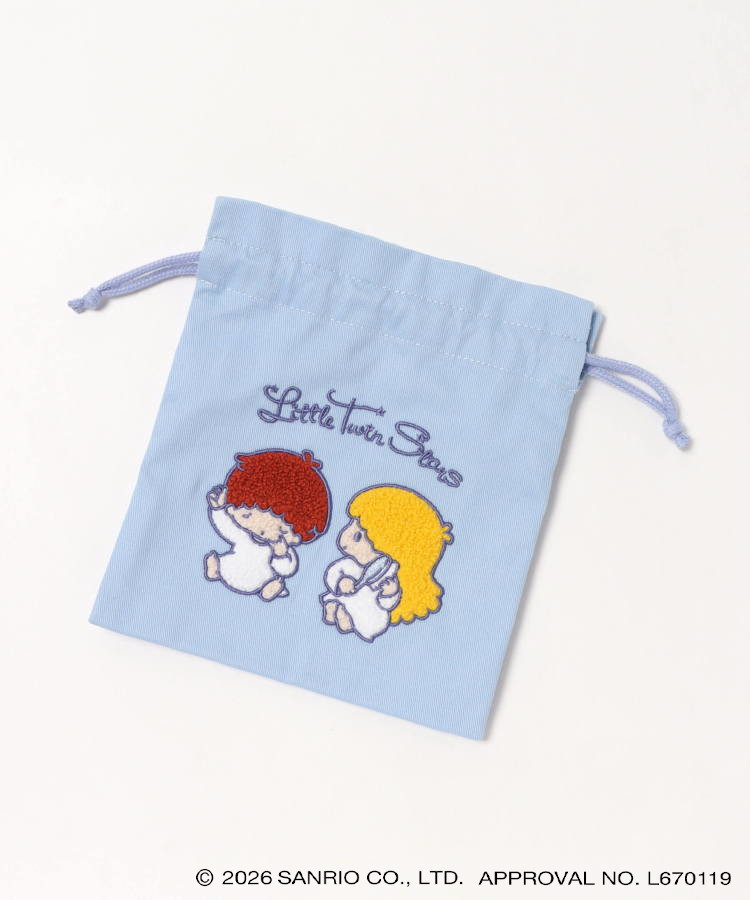 【WEB予約 8/8～順次発送】レトロサンリオキャラクターズ サガラ刺繍巾着