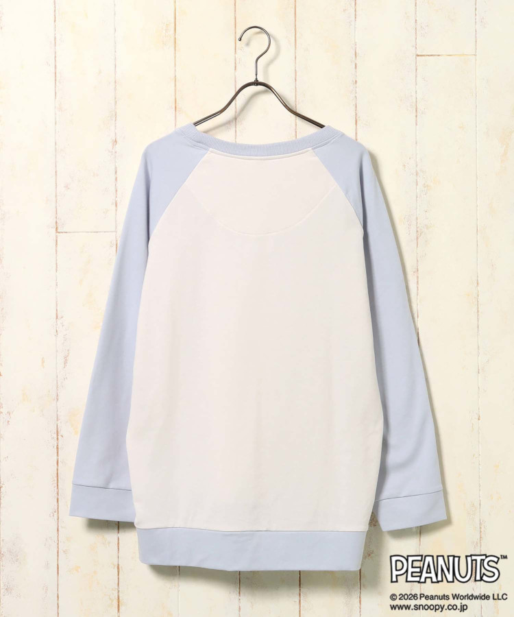 スヌーピー フォトミニ裏毛ルームウェア上下セット