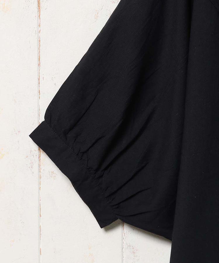 ≪SALE≫刺繍ピンタックキャンブリックブラウス
