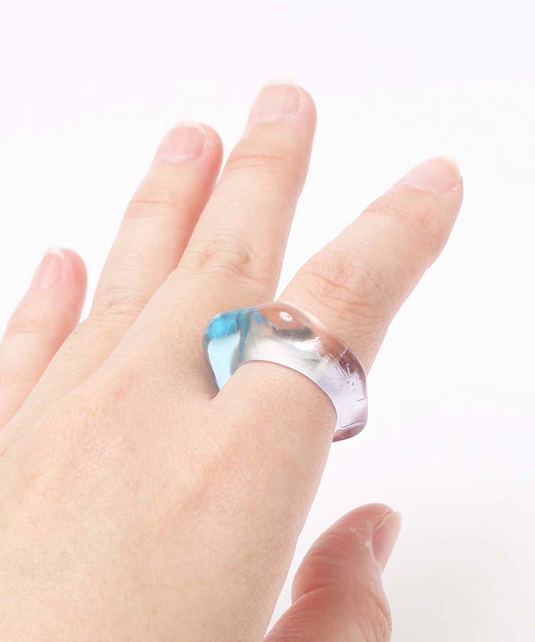 ≪SALE≫グラデーションアクリルリング