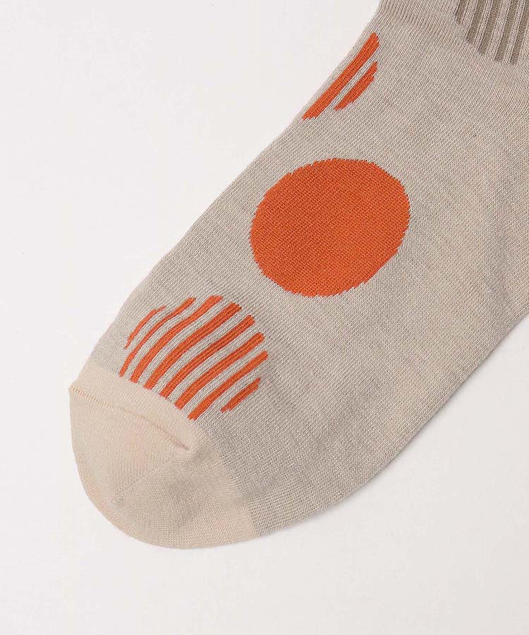 ≪SALE≫スカンジナビアンフォレストドットロークルーソックス