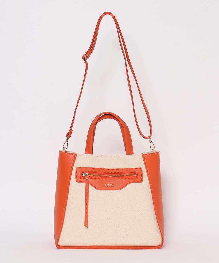 ≪SALE≫ジップポケットコンビ2WAYトート
