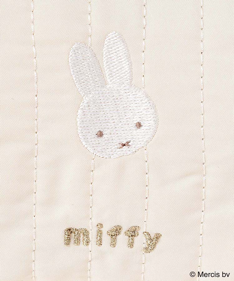 ミッフィーキルティング刺繍ポーチ