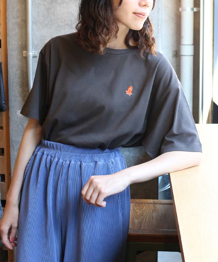 ≪SALE≫たこさんウインナー刺繍Tシャツ