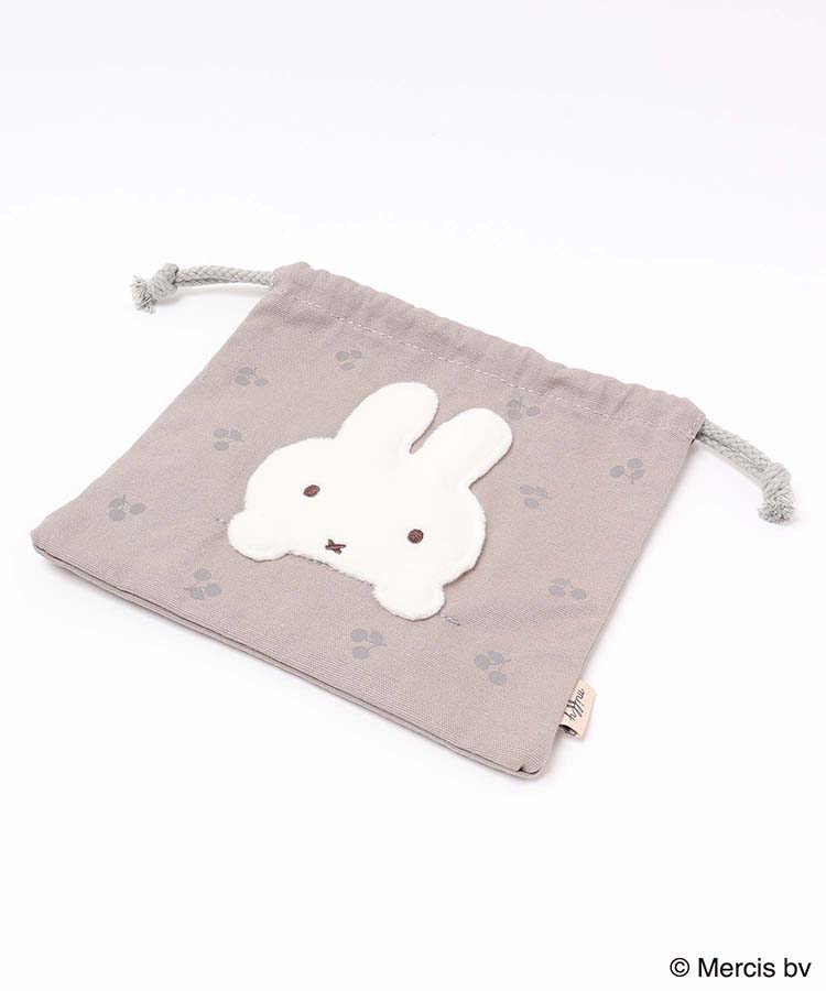 MIFFY CHERRY APPLIQUE巾着