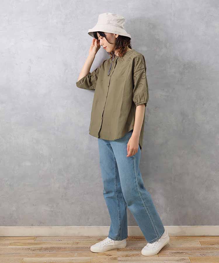 ≪SALE≫シフリー刺繍ブラウス