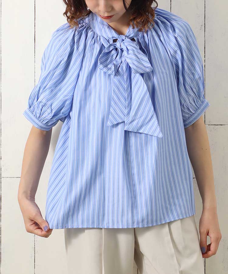 ≪SALE≫ボウタイ2WAYブラウス