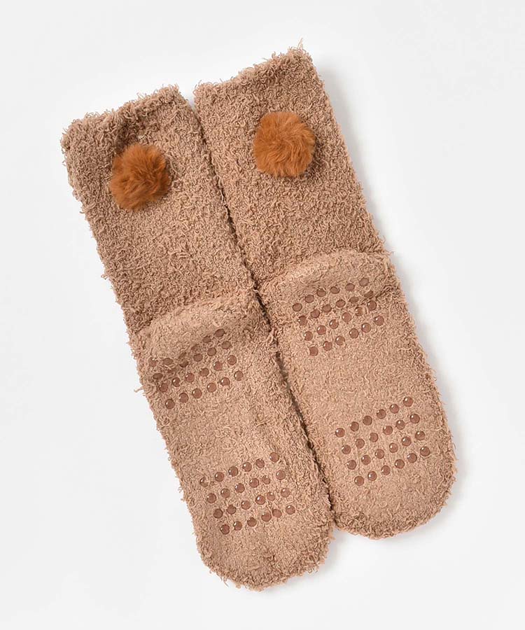 ムームーもこもこルームソックス