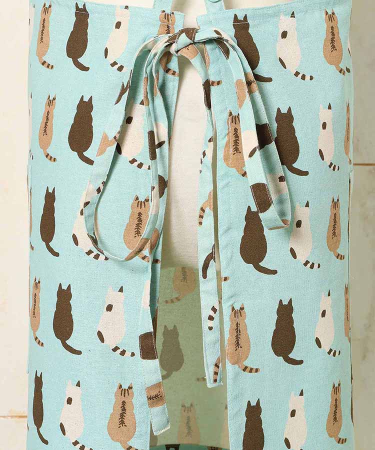 プリント総柄エプロン