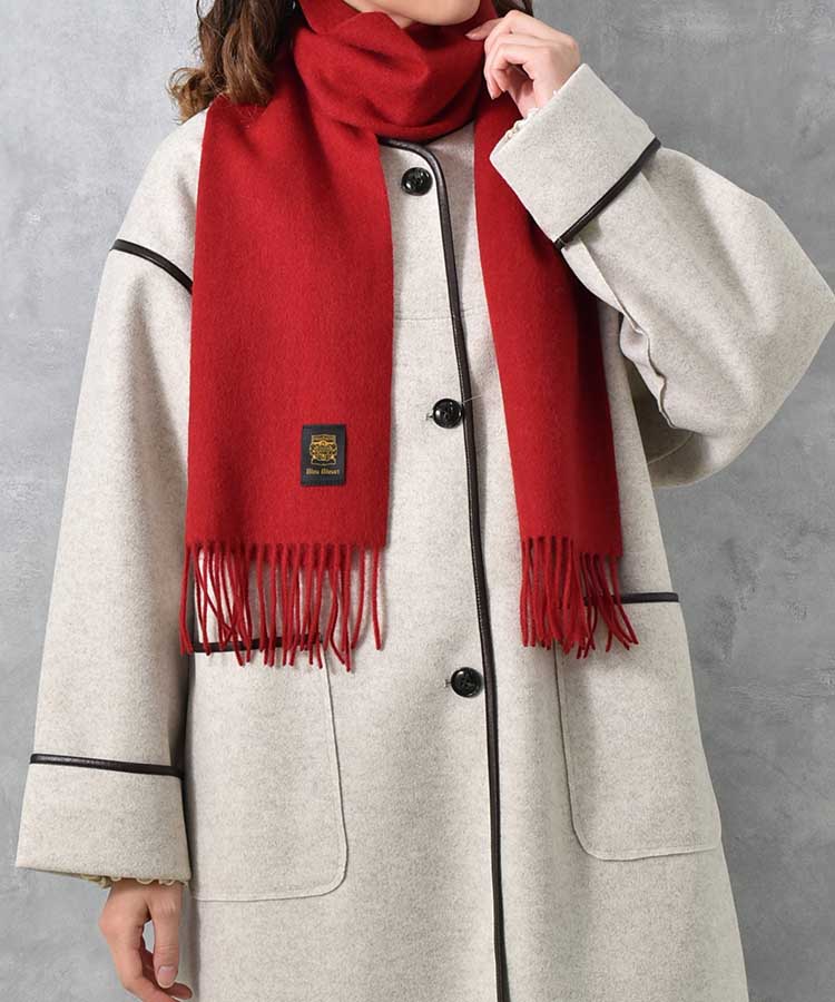 オリジナルネームウールシンプルマフラー