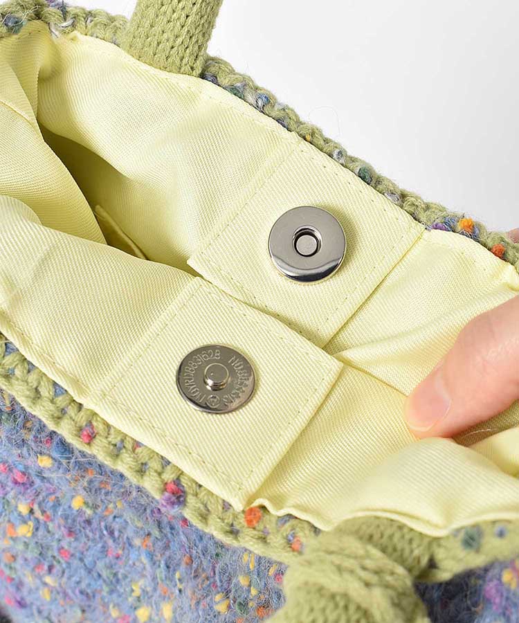 カラフルネップヤーンミニトート